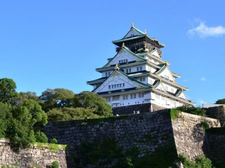 Osaka Highlights 8 Hours [Osaka-jo castle, Doton-bori, Umeda Sky Bldg]